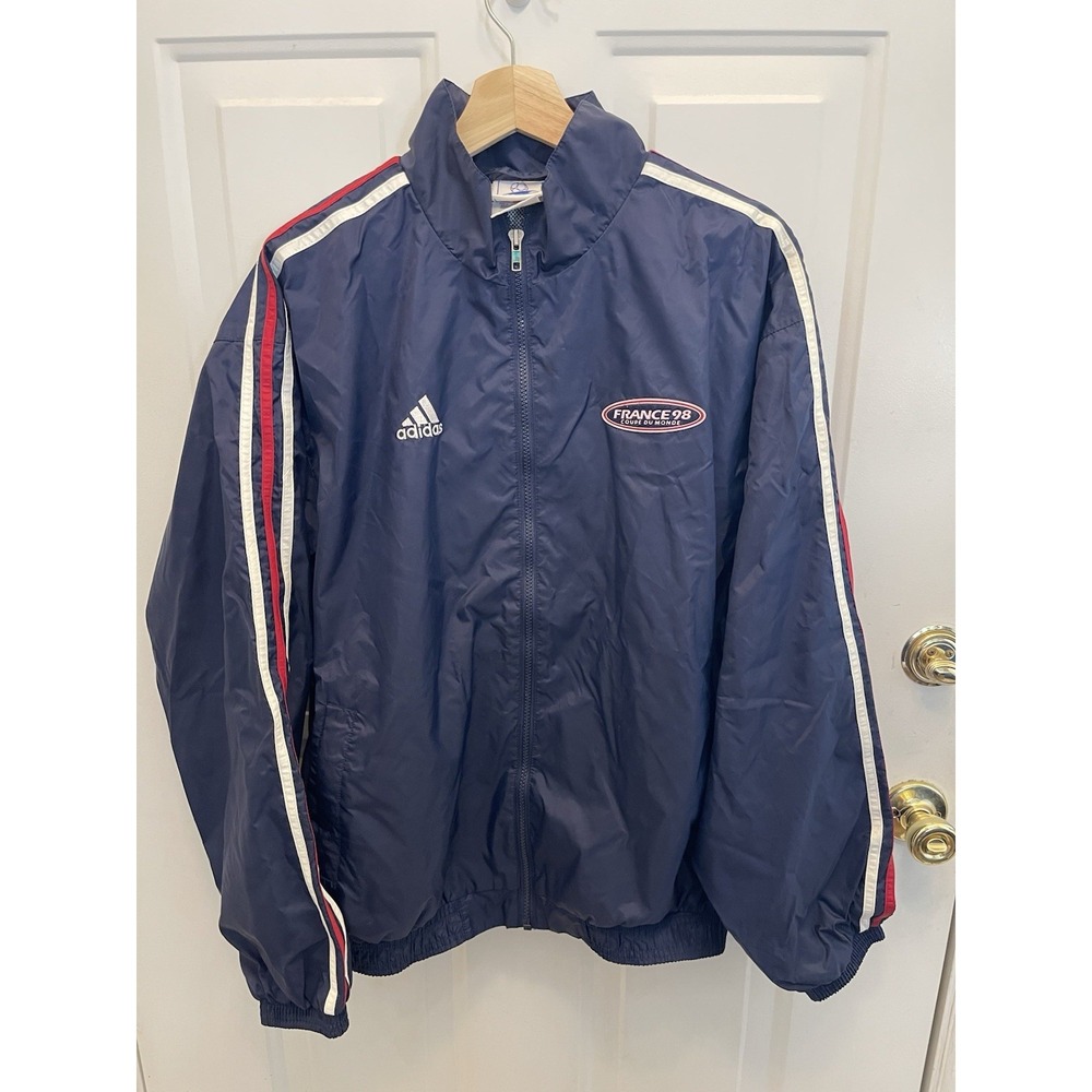 Adidas‎ France 1998 Coupe Du Monde World Cup Jacket Size M Vintage Soccer